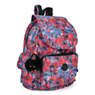 City Pack Printed Backpack, Aqua Blossom, small