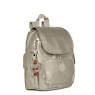 City Pack Extra Small Metallic Backpack, Artisanal K Embossed, small