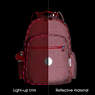 Seoul Go Large Light Up 15" Laptop Backpack, Wishful Pink, small