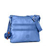 Alvar Metallic Crossbody Bag, Blue Bleu 2, small