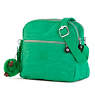 Keefe Crossbody Bag, Signature Green Embossed, small