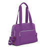 Dania Handbag, Purple Feather, small