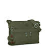 Angie Handbag, Jaded Green Tonal Zipper, small