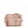 Angie Metallic Handbag, Rose Gold Metallic, small