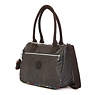 Beckie Coated Handbag, Dusty Grey, small
