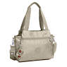 Elysia Metallic Shoulder Bag, Artisanal K Embossed, small