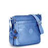 Sebastian Metallic Crossbody Bag, Blue Bleu 2, small