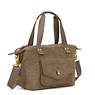 Art Small Handbag, Cafe Latte Beige, small
