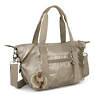 Art Mini Metallic Shoulder Bag, Artisanal K Embossed, small