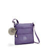 Keiko Metallic Crossbody Mini Bag, Metallic Mauve, small