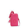 Tally Crossbody Phone Bag, Primrose Pink Satin, small
