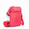 Tally Crossbody Phone Bag, Grapefruit Tonal Zipper, small