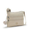 Alvar Printed Crossbody Bag, Sign Beige Emb, small