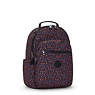 Seoul Large Printed 15" Laptop Backpack, Happy Squares, small