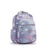 Seoul Large Printed 15" Laptop Backpack, Bubble Pop Pink Stripe, small