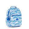 Seoul Large Printed 15" Laptop Backpack, Diluted Blue, small