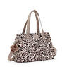 Kenzie Printed Shoulder Bag, Leopard Feathers, small