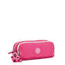 Gitroy Pencil Case, Power Pink Translucent, small