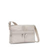 New Angie Crossbody Bag, Glimmer Grey, small