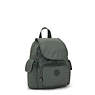 City Pack Mini Printed Backpack, Signature Green Embossed, small