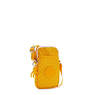 Tally Printed Crossbody Phone Bag, Soft Dot Yellow, small