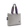 Chika 13" Laptop Tote Bag, Ice Silver Metallic, small
