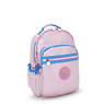 Seoul Large Metallic 15" Laptop Backpack, WavePop Met Lilac, small