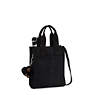 Inara Small Crossbody Tote Bag, Black Tonal, small