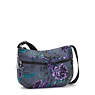 Izellah Printed Crossbody Bag, Black Sateen, small