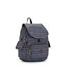 City Pack Small Printed Backpack, Stripy Dots, small