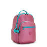 Seoul Large Metallic 15" Laptop Backpack, Fresh Pink Metallic, small