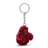 Sven Extra Small Monkey Keychain, Beet Red, small