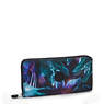 Money World Printed Wallet, Spectral Orchid, small