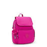 City Zip Small Backpack, Glowing Fuchsia, small