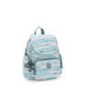 City Zip Mini Printed Backpack, Palm Tree Leaves, small