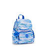 City Zip Mini Printed Backpack, Diluted Blue, small