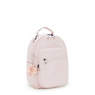 Seoul Small Metallic Tablet Backpack, Pink Shine, small