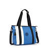 Asseni Small Tote Bag, Satin Blue, small