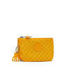 Creativity Small Printed Pouch, Soft Dot Yellow, small