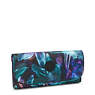 Money Land Printed Snap Wallet, Spectral Orchid, small