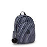 Delia Printed Backpack, 3D K Blue, small