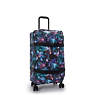 Spontaneous Medium Printed Rolling Luggage, Spectral Orchid, small