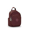 Delia Mini Backpack, Deep Aubergine, small