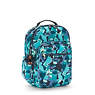 Seoul Large Printed 15" Laptop Backpack, Blue Green, small