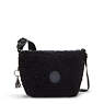 Ayna Sherpa Crossbody Bag, Black Fuzz, small