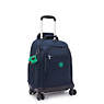 New Zea 15" Laptop Rolling Backpack, Blue Green, small