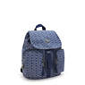 Anto Small Printed Denim Backpack, Signature Denim, small