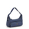 Karis Small Printed Denim Shoulder Bag, Signature Denim, small