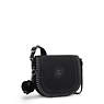 Nowel Crescent Crossbody Bag, Black Noir, small