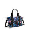 Art Mini Printed Shoulder Bag, Spectral Orchid, small